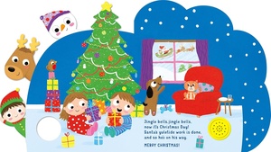 Livre sonore de Noël Jingle Bells pour enfants, livre audio de comptes-rendus de Noël pour la nurserie - Product Image 3