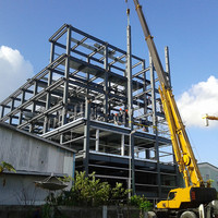 Edificio Moderno de Estructura de Acero Prefabricado de Gran Altura para Granja Caprina y Apartamentos con Tratamiento de Superficie Galvanizado