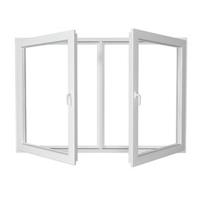 Ventanas <span class=keywords><strong>de</strong></span> PVC estilo americano, grandes, tipo casement francés, con junta <span class=keywords><strong>de</strong></span> sellado, resistentes a tormentas y huracanes - Product Image 2