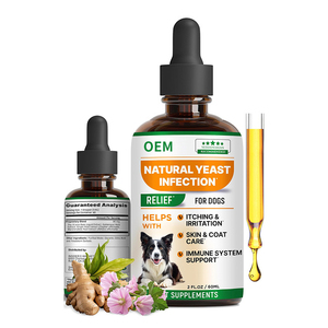 OEM/ODM suplemen perawatan kesehatan hewan peliharaan tetes cairan infeksi ragi untuk properti anti pruritik dan antijamur - Product Image 2