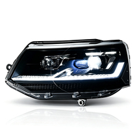 Pour Volkswagen Caravelle Multivan T5 T5.1 2003-2015, ensemble de phares à LED, lentille de projecteur, feux de jour, clignotants séquentiels
