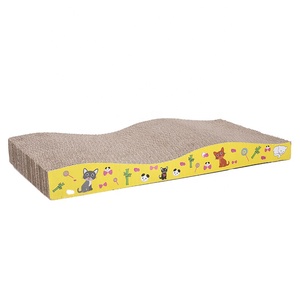 Rascador de cartón corrugado para gato, rascador personalizado de lujo, poste para rascar, muebles para gato <span class=keywords><strong>Simon</strong></span> - Product Image 4