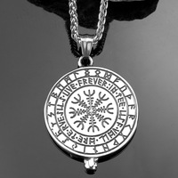 Vintage Viking Odin corbeau hache collier nordique en acier inoxydable hommes Valknut Rune amulette pendentif mode charme bijoux accessoires
