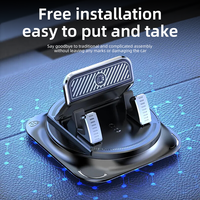 Compact 360 °   Support de voiture rotatif, prise en main facile, maintien stable, ABS PC résistant à la chaleur