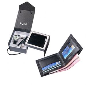 Wholesale <b>Watch</b> Gift Set Valentine Day Gift Promotion Custom Luxury Belt Wallet Gift Box Set for Men - Product Image 2