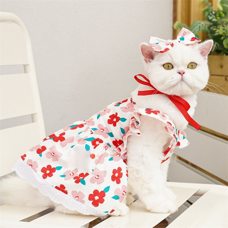 Butterfly Flower Flying Sleeve Dress