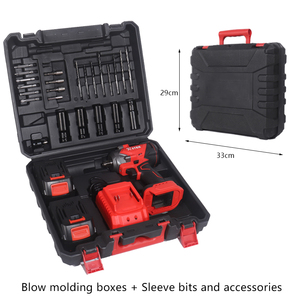 Sẵn sàng để tàu 21V 2000mAh Li-ion Battery Powered không chổi than điện cờ lê không dây tác động cờ lê hiệu suất cao công cụ - Product Image 5