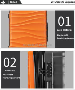 Bagages d'avion à <span class=keywords><strong>air</strong></span> de créateur avec roue de frein Matériau ABS Expander Bagages 3 Sets Trolley <span class=keywords><strong>Valise</strong></span> - Product Image 6