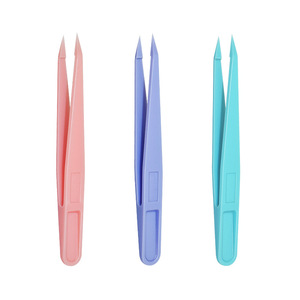 Shinno Custom Tweezers Stainless Steel Straight Head Antistatic OEM Logo Printing Plastic Ceramic Screws Replacement Parts - Product Image 5