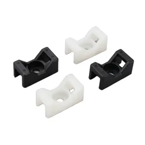 OUORO HC-2S(Hole diameter 5.3mm)Saddle Type Self Adhesive Plastic Cable Tie Mount