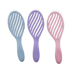 2024 Newest Hair Comb Hair straightener brush quick self cleaning hair extension brushes Eco-friendly Waterproof Massage
