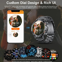 Reloj Inteligente Deportivo K52 2025, Gran Venta, Android IPS, Llamadas Telefónicas, Resistente al Agua, Batería de 400 mAh con Duración de 5-10 Días, Unisex para Exteriores