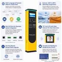 Barrière de contrôle d'accès automatique pour véhicules, système de sécurité routière, distributeur de billets/cartes, boîte à billets, système IP55, vente en gros