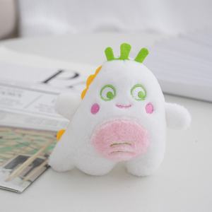 Jouets en peluche miniatures personnalisés, jouets en peluche de dinosaure kawaii, porte-clés en peluche de dinosaure, porte-clés de sac, décoration, pendentif - Product Image 4