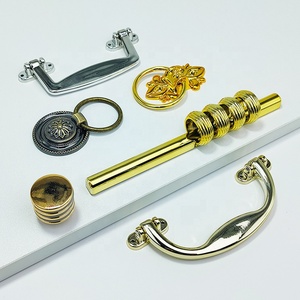 Đồ nội thất phần cứng phụ kiện xử lý phụ kiện cổ điển vàng cổ sắt Vòng nội knobs Vòng cao su Knob xử lý - Product Image 6