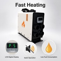Chauffage au diesel FOYIN C49-2KW 12V/24V pour voitures/camions/camping-cars/fourgons, rénovation/amélioration, télécommande numérique LCD, garantie 1 an
