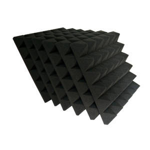 Panneau mural 3D pyramide en <span class=keywords><strong>polyuréthane</strong></span> panneaux acoustiques écologiques 60% réduction du bruit insonorisation carreaux muraux pour chambre bureau - Product Image 1