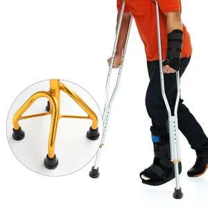 13-16mm Crutches Foot Pads Covers Cane Foot Pads With Nails Non-slip Rubber Ice Pick Foot Pads