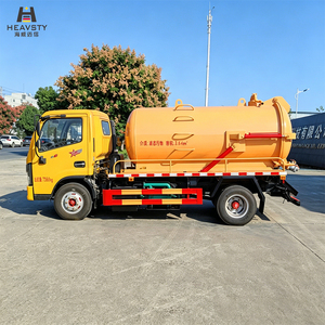 Camión Cisterna de Vacío Dongfeng 5CBM SK-9 con Circulación de Agua Diésel Automática <span class=keywords><strong>para</strong></span> Limpieza de Alcantarillado - Product Image 1