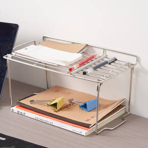 Support de rangement de bureau en acier inoxydable 304, taille M, pliable, hermétique, avec couvercle à clipser, pour l'organisation des pots à épices sur le comptoir de cuisine - Product Image 3