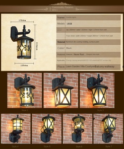 Aplique de pared Exterior, luz impermeable, antioxidante, de aluminio, luces de porche, vidrio negro, montaje en pared Solar, iluminación, lámparas de pared para exteriores - Product Image 6