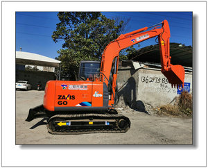 Mini-excavatrice d'occasion de 6 tonnes HITACHI ZX60 ZX60U à prix avantageux, petite machine de terrassement ZX60 d'occasion, excavatrice d'origine japonaise - Product Image 4
