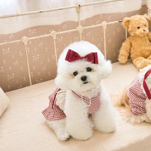 <strong>Graceful</strong> Bowknot <strong>Pet</strong> Party Dress Dog Cat Princess Dress Clothes - Product Image 3
