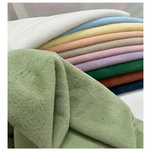 100% Polyester 600g Luxe <span class=keywords><strong>Faux</strong></span> Lapin Fausse Fourrure Vison Shag Tissu - Product Image 4