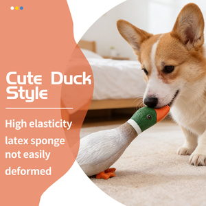Juguete de Peluche para Perros con <span class=keywords><strong>Sonido</strong></span>, Cepillo de Dientes, Diseño de Ganso, Gaviota o Pato, con Alas Suaves y Ojos Grandes - Product Image 3