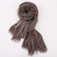 Yibaoli Factory Supply 95 Colors Long Scarf Extra-Large Size Natural Wrinkle Headscarf Summer Quick Dry Modal Rayon Hijab