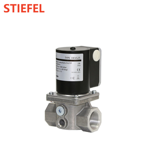 Vanne solénoïde de coupure rapide pour gaz DN100, raccord à bride, en aluminium, IP54, 200 mbar, personnalisable, DEVF100, pour chaudière industrielle - Product Image 4