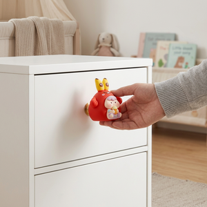 Poignées de meubles à thème Bob l'éponge, boutons en résine, poignée de tiroir de dessin animé pour la chambre des bébés et des enfants - Product Image 1