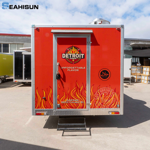 Remorque de restauration de rue, cuisine mobile, four à pizza, camion de café, camion de vente de glaces, camion de vente de fleurs, chariot à hot-dogs, camion de barbecue - Product Image 5