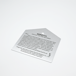 Señal <span class=keywords><strong>de</strong></span> registro <span class=keywords><strong>de</strong></span> mantenimiento <span class=keywords><strong>de</strong></span> aleación <span class=keywords><strong>de</strong></span> aluminio profesional, punto <span class=keywords><strong>de</strong></span> anclaje <span class=keywords><strong>de</strong></span> línea <span class=keywords><strong>de</strong></span> vida Vertical, placa <span class=keywords><strong>de</strong></span> marcado duradera <span class=keywords><strong>de</strong></span> seguridad Industrial - Product Image 4