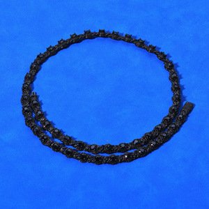 สร้อยคอเงินแท้ 925 ประดับมอสซาไนต์ทรงลูกปัด สร้อยคอฮิปฮอปแบบ Iced Out VVS มอสซาไนต์ สำหรับผู้ชายและผู้หญิง - Product Image 1