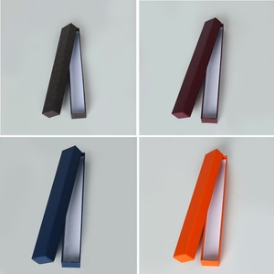 High-End 10-Inch Ancient Chinese Style Gift <b>Box</b> Exquisite Bronzing Heaven Earth Cover UV Advantage Fan Brocade Corrugated Board - Product Image 2