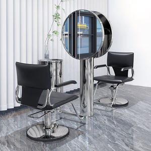 Nouveau type de miroir de maquillage adapté aux salons de <span class=keywords><strong>coiffure</strong></span>, miroir de <span class=keywords><strong>coiffure</strong></span> en acier inoxydable pour salon de <span class=keywords><strong>coiffure</strong></span> - Product Image 1