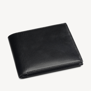 Portefeuille court ouvert en cuir véritable pour homme HMA SPORTS APPAREL - Durable, multifonctionnel, pour usage extérieur, couleur unie, fait main, 4x3 pouces - Product Image 1