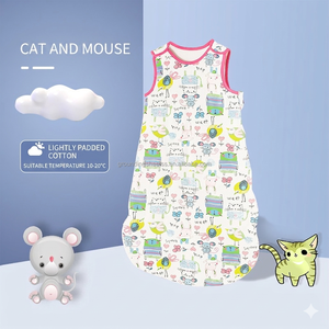 Gigoteuse d'<span class=keywords><strong>hiver</strong></span> matelassée en coton pour bébé, gilet d'emmaillotage anti-coup de pied, <span class=keywords><strong>sac</strong></span> de <span class=keywords><strong>couchage</strong></span> doux, chaud et confortable - Product Image 5