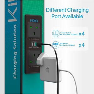 Kidigi Estación de Carga de Energía Móvil para Exteriores, Dispositivo de Carga Rápida PD45W para Lugares Públicos y Hoteles, Práctica y Práctica, para el Aire Libre, con Pantalla de 45W - Product Image 3