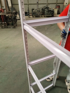 מתכוונן באיכות גבוהה 5-שכבה מגולוון פלדה ללא מדפים יחידת מחסן מתלה - Product Image 2