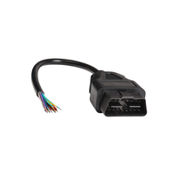 16-Pin Weibliches Kupfer-Verbindungskabel ELM327 Verlängerungskabel OBD2-Kabel 16-adrig Anpassbare Länge