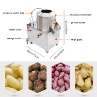 Industriële Fruitgroente Huidschiller Roestvrijstalen Lotuswortelaardappelschilmachine