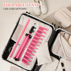 Wig Braiding Stand Salon <b>Pegs</b> Hair Rack Display Height Adjustable - Product Image 4