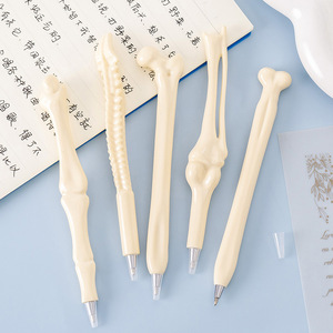 Hot bán biểu tượng tùy chỉnh nhựa xương bút bi bác sĩ y tá mực đen phim hoạt hình thiết kế y tế mới lạ bút chì cho các văn bản - Product Image 3
