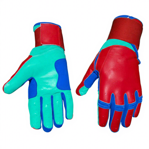 Gants de frappeur en cuir de vachette SAAR INDUSTRIES SI-BG-QN30, ambidextres, fermeture auto-agrippante, support durable du poignet - Product Image 1