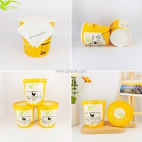 Bol en papier à double paroi creux pour nouilles instantanées, 310-1180 ml, personnalisable, emballage alimentaire pour restaurants et cuisines de livraison