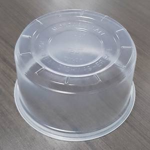 Plástico redondo negro PP 9 OZ Microondas Sopa caliente Salsa Tazón de embalaje con tapa 250ml Contenedor de alimentos desechable - Product Image 3