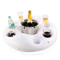 Porte-boisson de piscine gonflable, flotteur de piscine, plateau pour nourriture et boissons, bière, vin