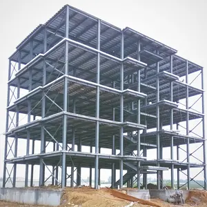 Platform Bangunan Multi Susun Struktur Baja Konstruksi Pabrikan Instalasi Cepat